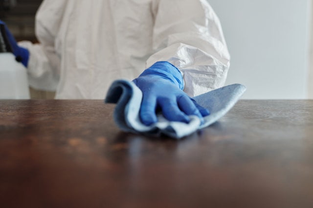 ultimate cleaning with professional protective equipment