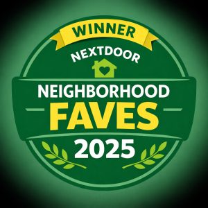 Spotlessly Clean 2025 neighborhood Faves badge