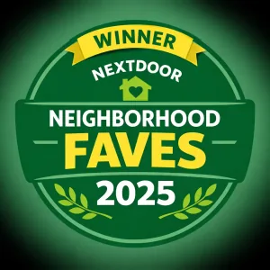 Spotlessly Clean 2025 neighborhood Faves badge